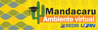 Imagem: banner com a marca do Mandacaru Ambiente Virtal, SEDIS e UFRN